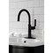 Kingston Brass KSD2230KL Single-Handle Bathroom Faucet with Push Pop-Up, Matte Black KSD2230KL - alternate 2